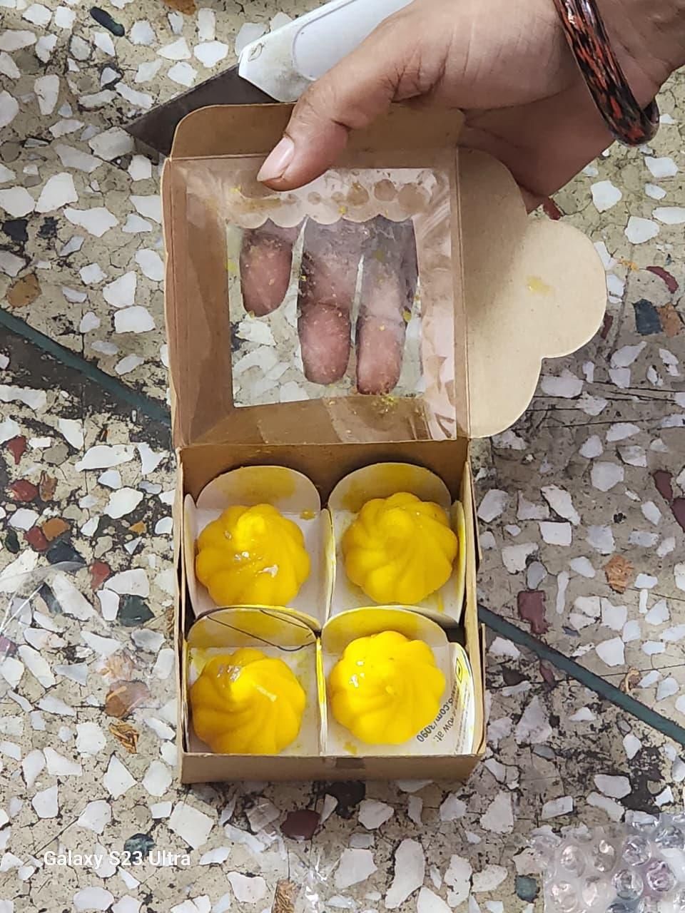 Modak Shaped Candles Pack of 2