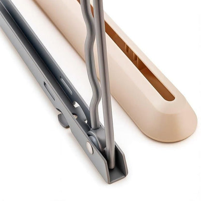 Compact Folding Rail Holder With 5 Hangers Capacity